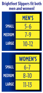 Size Chart: S - Men's 5-6, Women's 6-7; M - Men's 7-9, Women's 8-10; L - Men's 10 - 12, Women's 11-13