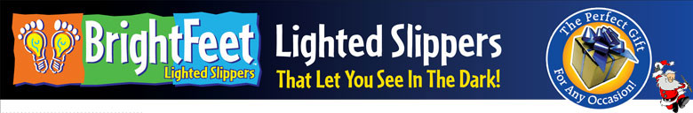 Bright Feet Lighted Slippers