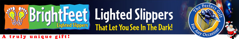 Bright Feet Lighted Slippers